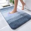 Gradient Plush Simple Floor Mat Bathroom Use To Water Absorption And Slip Anti