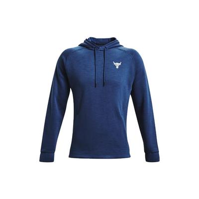 Felpa con cappuccio traspirante Project Rock Charged Cotton Uomo Felpe Blu 1367033-404