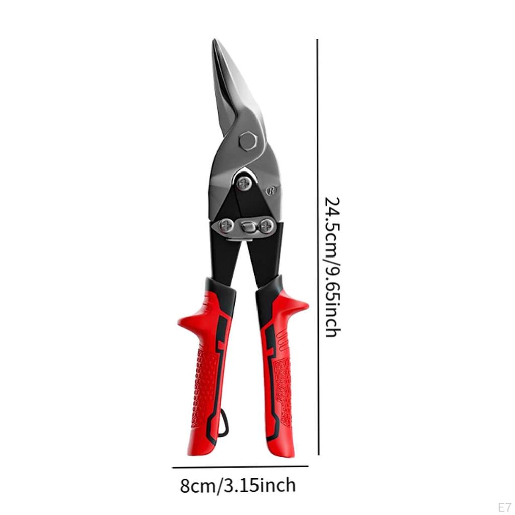 Aviation Tin Snips Cutting Shear Steel Multipurpose Professional Non Slip Handle Heavy Duty Lock