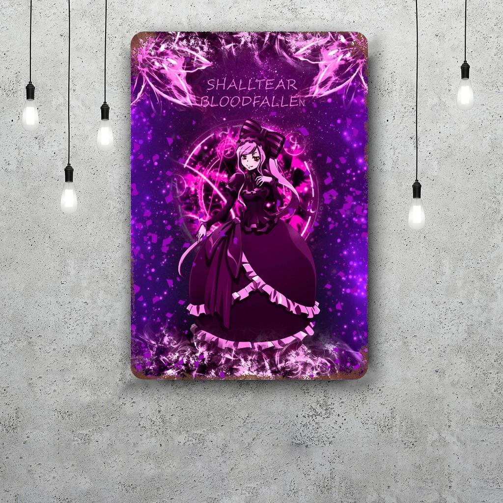 shalltear bloodfallen Decor Vintage Metal Signs Tin Signs Captain Poster Decor for Bar Pub Club Man Cave Wall Decoration