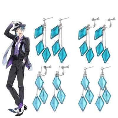 Twisted Wonderland The Little Mermaid Earrings for Women Floyd Clip Earring Tassel Ear Clip Jewelry Accessories
