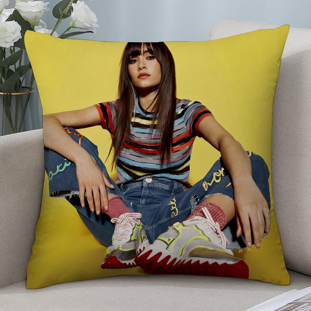 Singer A-Aitana Alpha Pillow Case Short Plush Pillow Covers Sofa Decorative Gift Home Double-sided Printing Cushion Cover