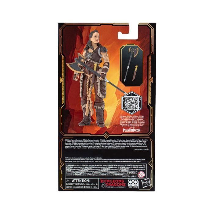 Figurine Dungeons &amp; Dragons Holga 15 cm - L'Honneur des voleurs Golden Archive - HASBRO - Blanc