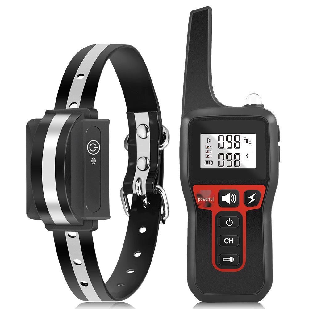 Multi-Color Dog Training Collar with Wireless Remote Control - Customizable Anti-Disturbance Bark Stopper.