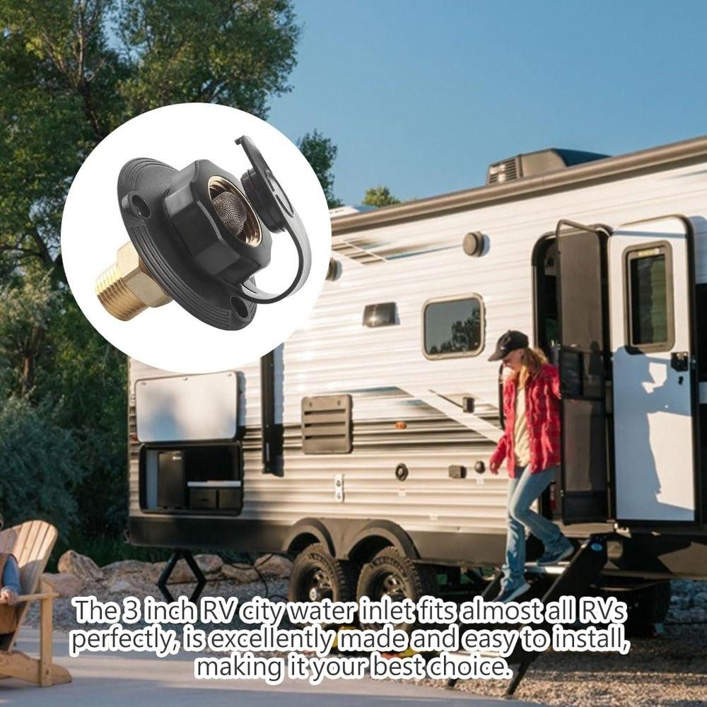 Durable RV City Water Inlet Connection RV Accessories Water Inlet Replacement Kit  Vehicle Parts