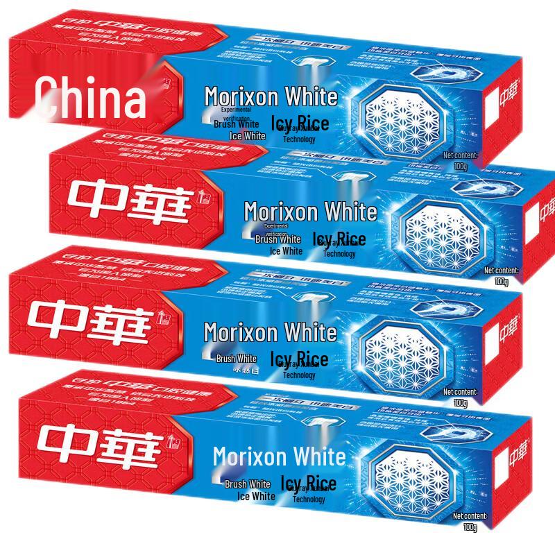 Zhonghua Magic White Ice-Sensation Whitening Toothpaste (4x100g)