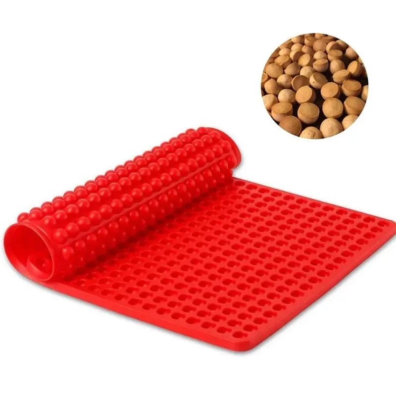 Mini Runde Silikonform Schokoladenform Hunde Snacks Backen Halbkugel Gummibärchen Kleine Gelee Keksform