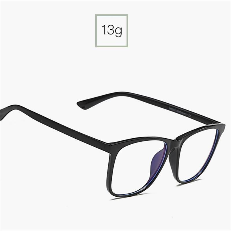 Anti-blue Light Unisex Prescription Eyeglasses Ultralight TR90 Photochromic Square Nearsighted Glasses 0 To -6 0