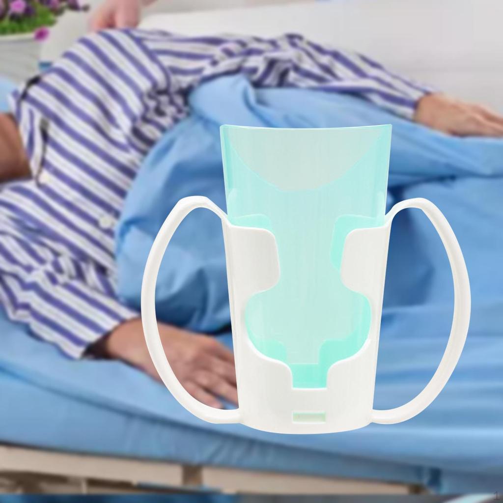 Elderly Nursing Cup Drinking Aid Father Day Gift 350ml Handicap for Disabled Maternity Dad