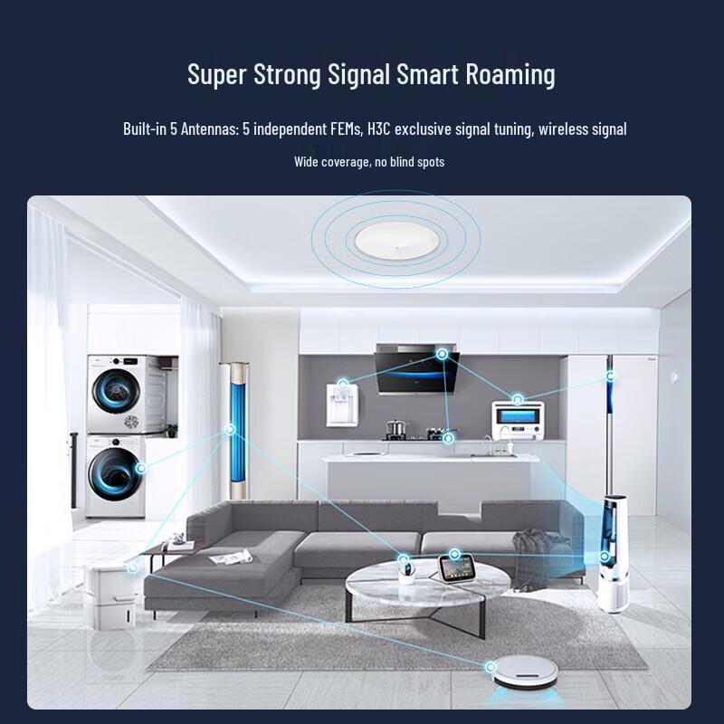 H3C BE3600CQ WiFi 7 2.5G Ceiling-Mount AP Router (CN Version)