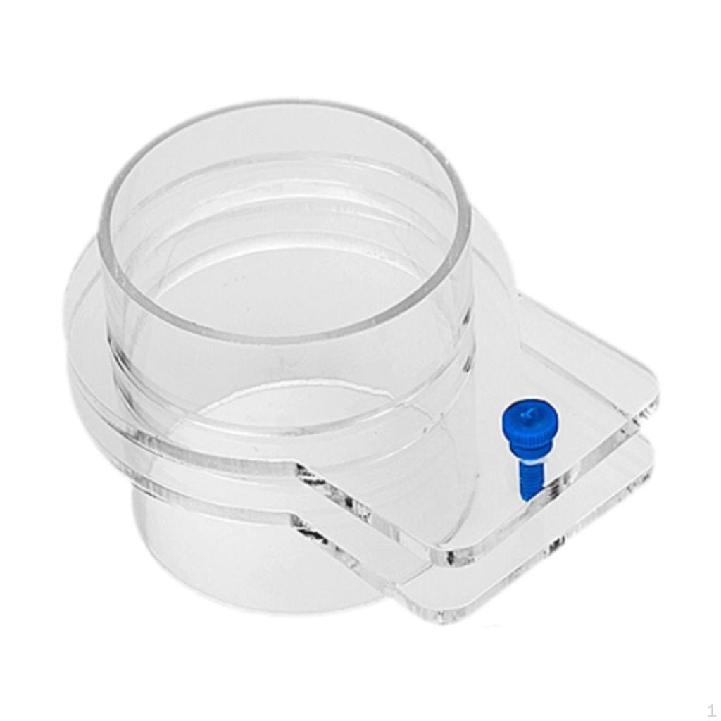 Acrylic Feeding Ring for Fish, Clear Design Betta And Turtle
