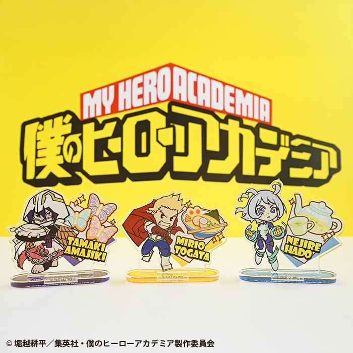 Confect My Hero Academia Character Gourmet Acrylic Stand Candy F-toys (20 pieces) - Toy/Gum
