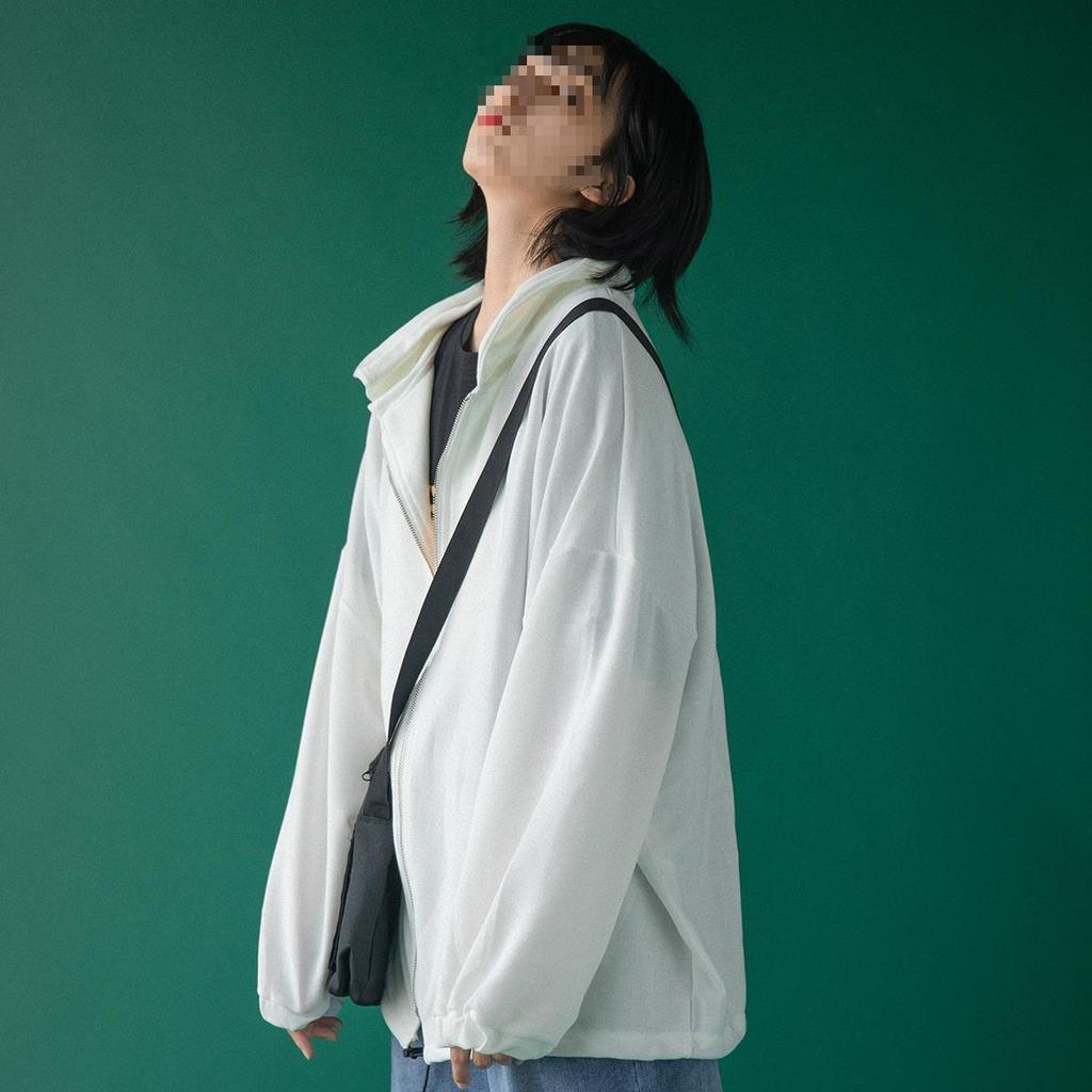 Unisex Trendy Gray Harajuku Bomber Jacket for Couples