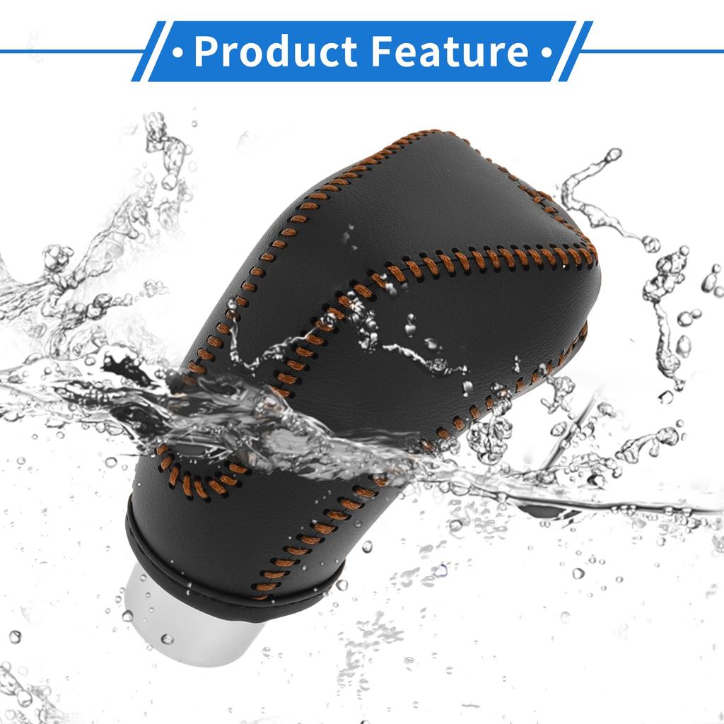 VekAuto Gear Shift Knob Cover for Subaru Impreza 1 Artificial Leather 2017-2023, Anti-Slip, Set,