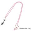 Small Medium Large Anal Beads Butt Plug Pearl Nipple Clamps Set With Chain Metal Breast Clip Bondage Slave Couple Game Sex Toy