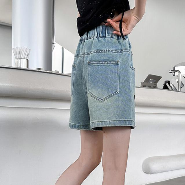 Sommer Mädchen Denim Shorts Locker Sommerhosen Vielseitige Jeans Kinder Shorts Dünne Shorts