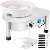 Pottery Wheel 25CM Pottery Forming Machine 280W Electric Pottery Wheel with Foot Pedal and Detachable Basin Shaping Tool Set for Ceramics Clay Craft
