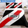 River Plate Emblem 3pcs Bedding,Including 1pc Duvet Cover And 2pcs Pillowcases Perfect for Christmas,Ideal for Bedroom, Dormitory