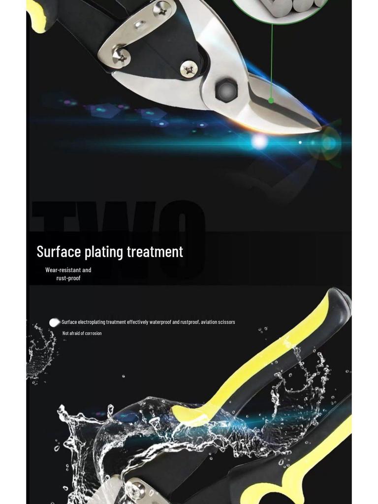 Hochleistungs-Multifunktions-Aviation-Blechschere - Edelstahl Industrielle Decken- & Blechschere