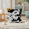 One Piece Charlotte Katakuri Anime Plush Pillow Cover Soft Short Plush Cushion Cover For Sofa Bedroom Home Decor Gift Decoration