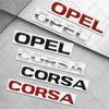 Metall 3D Für Corsa Logo Astra Adam Insignia GTC Movano Zafira Auto Styling Heckklappe Buchstaben Emblem Aufkleber Auto Zubehör