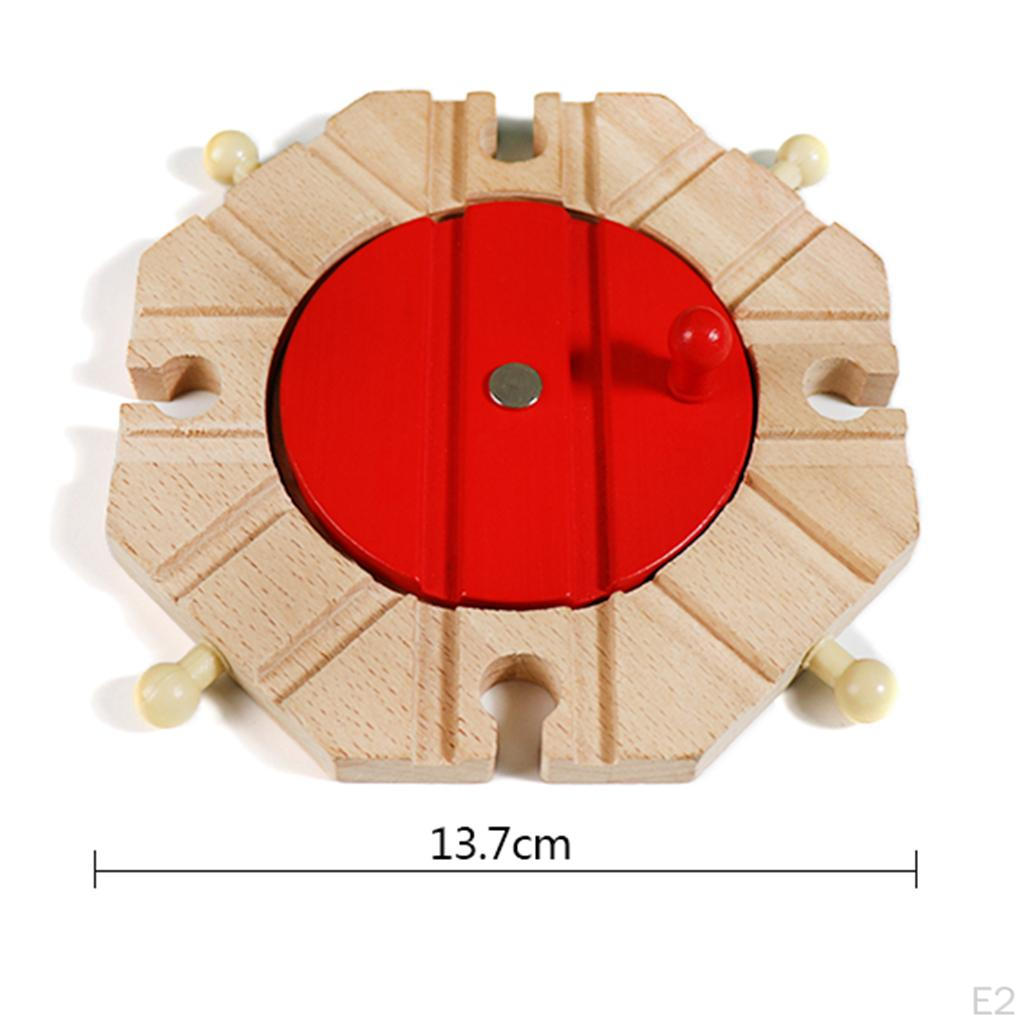 Wooden Trains Railway Set Compatible Accessories - Turntable