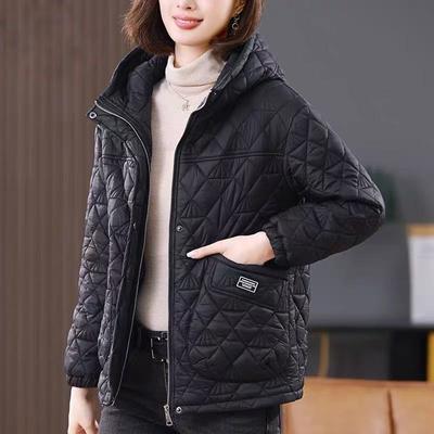 Lässiger Damen Winterparka Mantel Bequeme Langarm High-End Damen Daunen Baumwolljacke