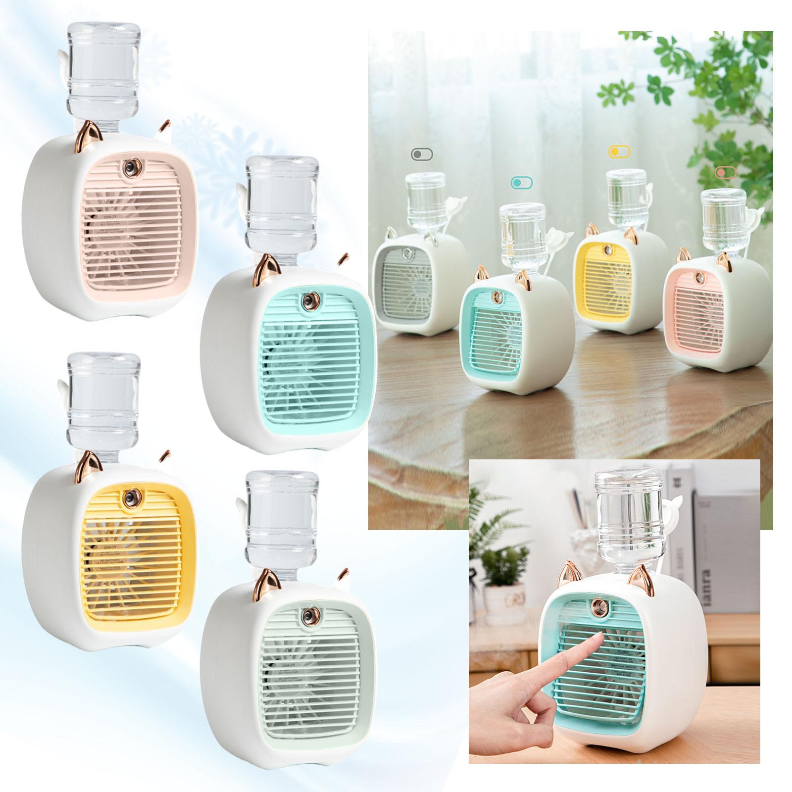 

USB Rechargeable Fan,1 Set 1200mAh 3 Speeds Small Fan Mute Strong Wind Desktop Fan For Stylish Kids Girls Women Men Indoor Outdoor Travelling Yellow