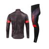 Lixada Men's Winter Thermal Fleece Cycling Clothing Set Long Sleeve