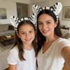 1/3Pcs Kids Zebras Costume Set Zebras Ear Headband Tail Bowtie for Halloween Christmas Cosplay Animal Dressing Up Set