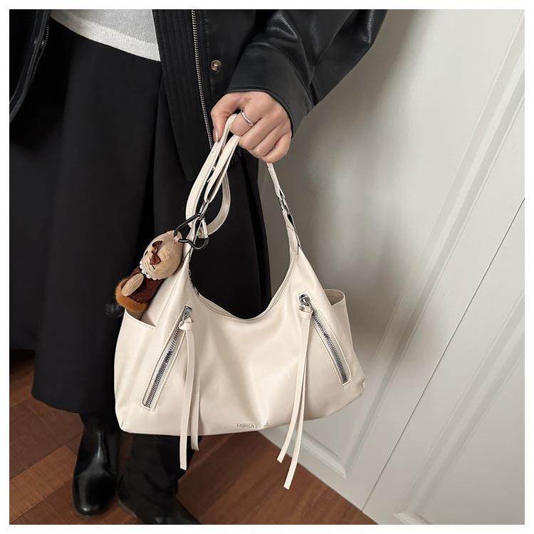 Oversized Underarm Tote Bag for Women Soft Faux Leather Commuter Shoulder Bag Large Capacity Fashion Handbag