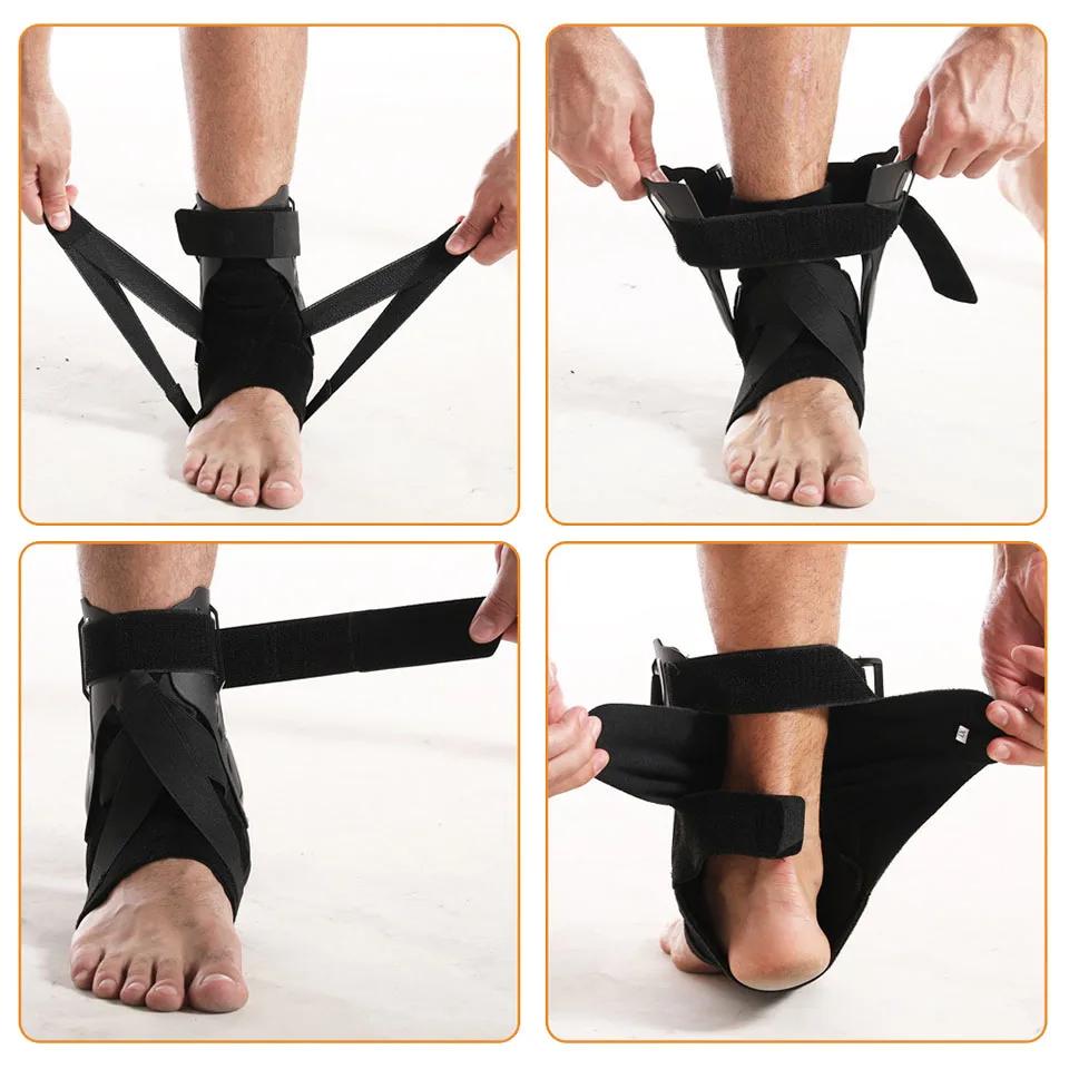 Adjustable Ankle Brace Support For Sports Running Basketball Soccer Cycling Sprained Joint Protector 1Pcs