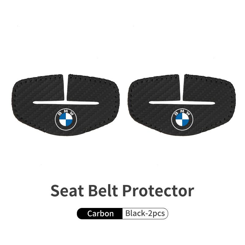 CLRJ1 Leather Car Seat Belt Buckle Protector Anti-Scratch Fastener Clip For BMW M 1 3 4 5 6 7 Series X1 X3 X4 X5 G20 G38 F48 E36 E39