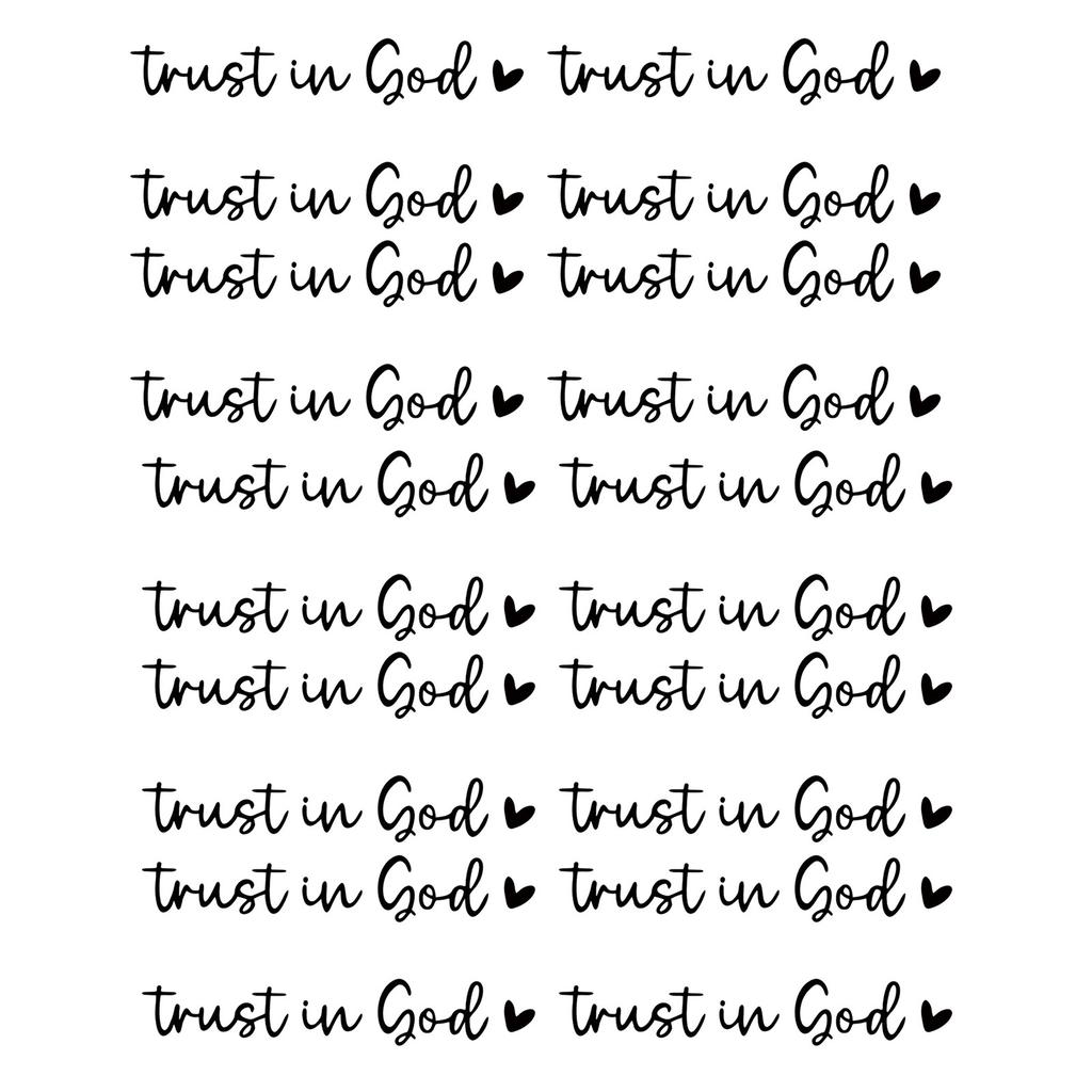 Reflect Your Faith Trust in God Decals Motivational Vehicle Decals Removable & Vibrant Reflection set for Car Rearviews