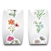 500PCS Daisy Wildflowers Roll Stickers Colorful Cartoon Painted Flowers Scrapbooking Coffee Phone Art Picture Luggage Sticker
