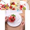 Stainless Steel West Tableware Fruit Forks Elegant Small Sized Snack Cake Dessert Utensils
