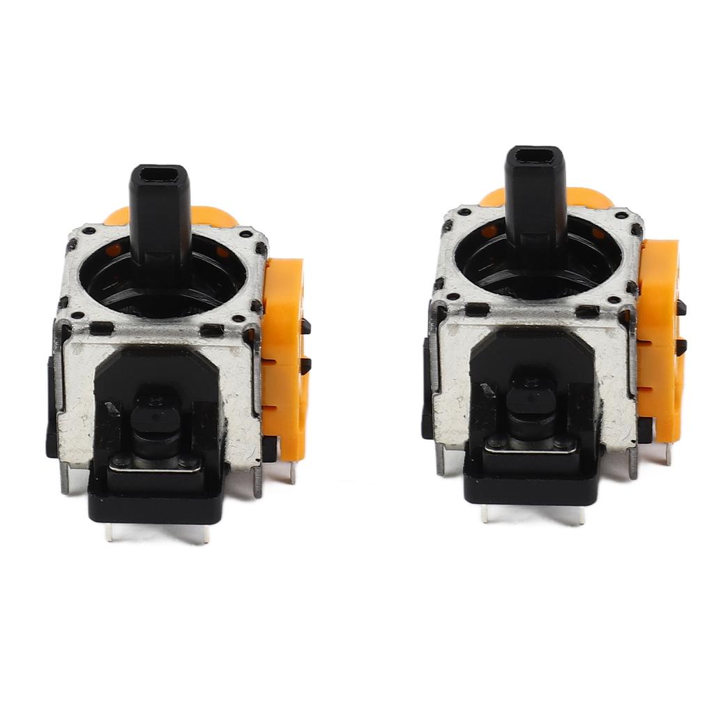 2Pcs Hall Effect 3D Analog Sensor Joystick Module Rocker Replacement 3D Analog Sensor Potentiometer for Game Controller