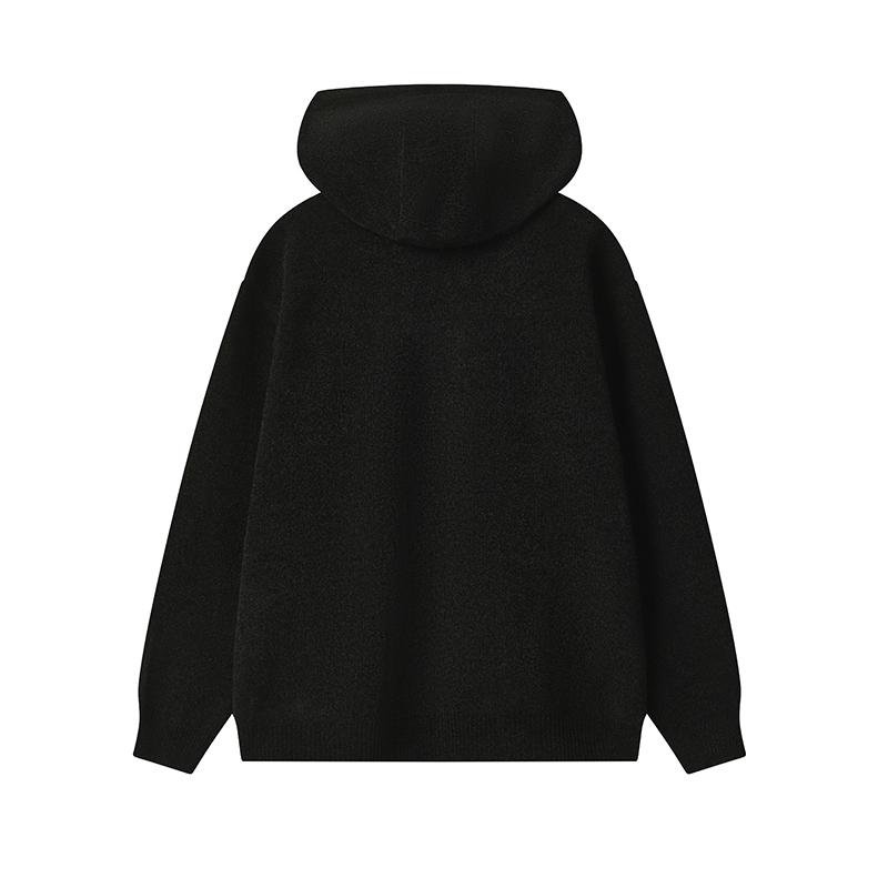 Fila ORIGINALE Sweaters Unisex Jet Black Hooded Moderate F51U549408FBK