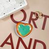 Solid Color Glass Love Mobile Phone Airbag Bracket Magnetic Attraction Removable Wind Watching Drama Desktop Support Portable Telescopic