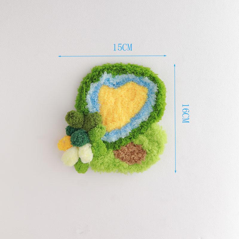 Moss Coaster Rug Kit: Beginner-Friendly Mori Style Doormat Gift Set
