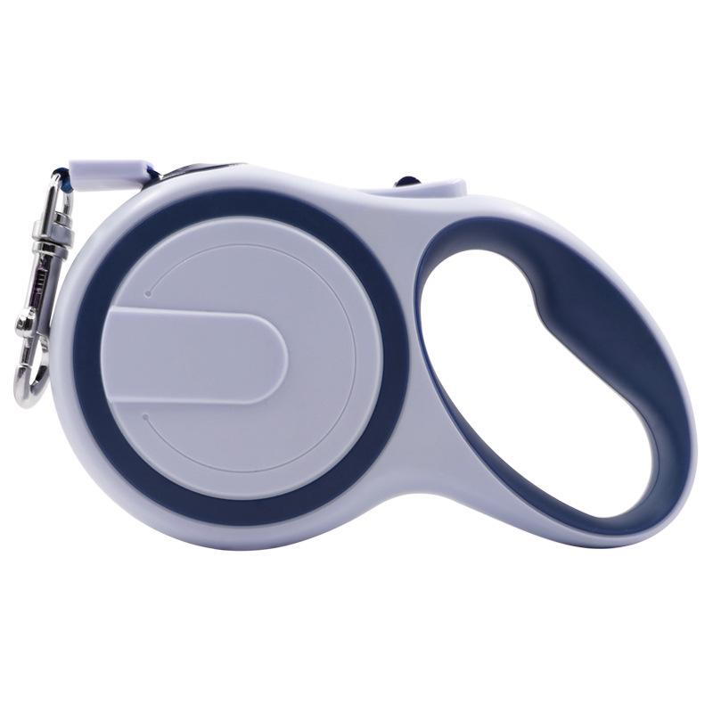 

5m Adjustable Pet Traction Belt Retractable Leash Rope Dog Durable Supplies темно-синий