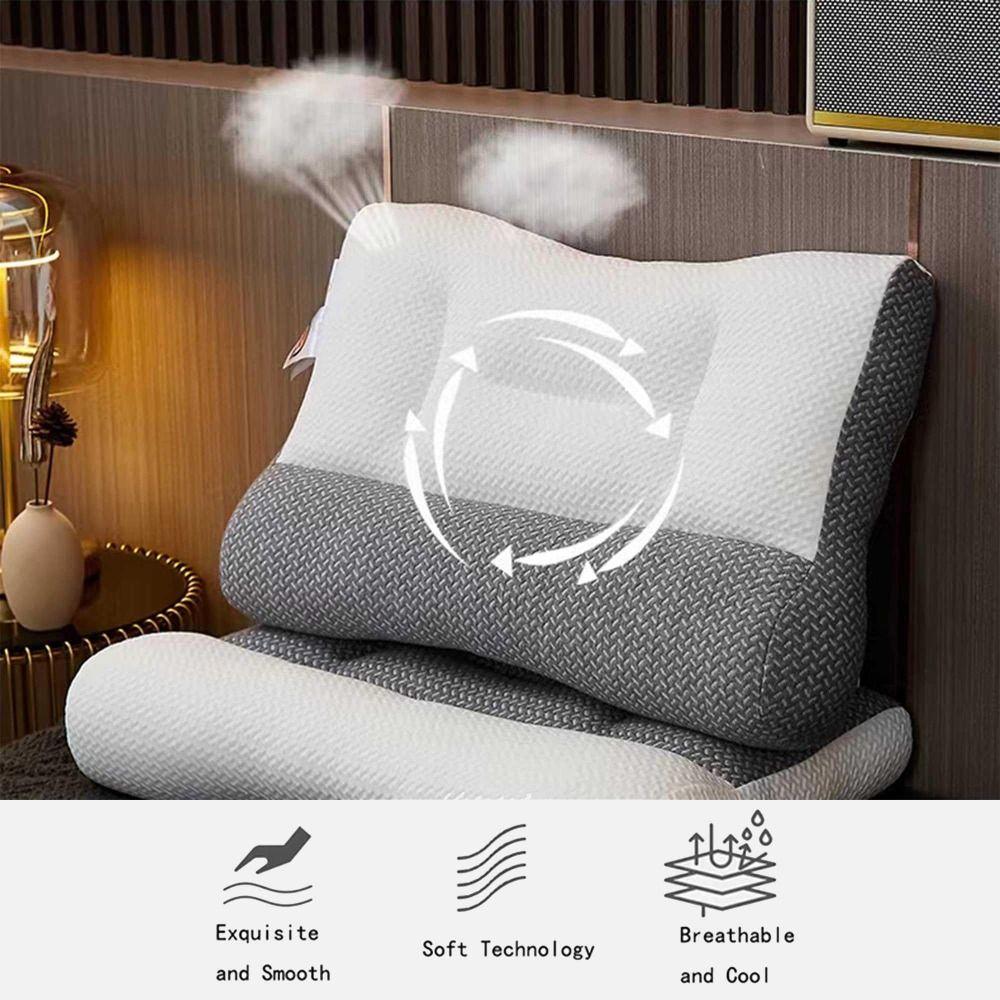 Ergonomic Cervical Spine Protection Pillow Breathable Sleep Aid Pillow  Cervical Spine Care