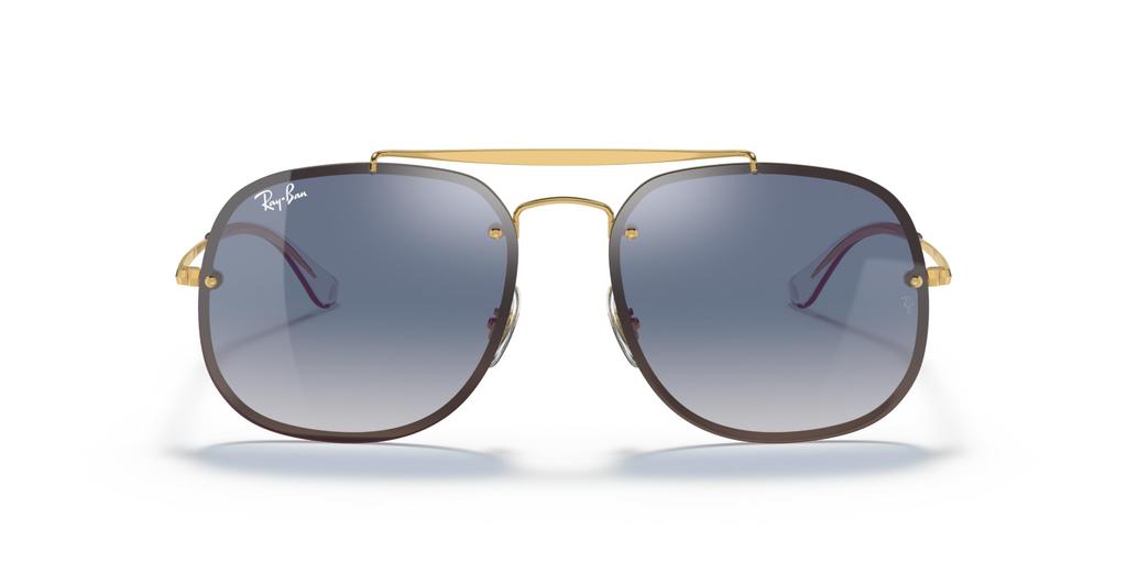 Sunglasses 0RB3583N BLAZE THE GENERAL CLEAR GRADIENT BLUE MIRROR RED 58 Ray-Ban 001/X0