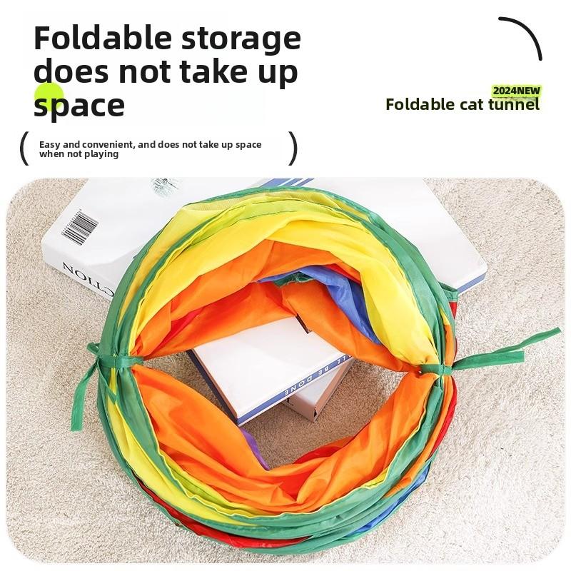 Cat Toys, Cat Tunnels, Self-entertainment and Boredom, Cave Drilling, Rainbow Maze Passage, Energy-consuming Items, Cat Teasing Sticks
