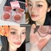 Celebrity Recommendation: Energize Your Cheeks! Moisturizing Blush Cream with a Silky Texture for Contouring and Color Enhancement