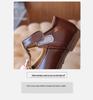 Spring Girls' Leather Tassel Mary Jane Shoes - Non-Slip Soft Sole Toddler Fashion.