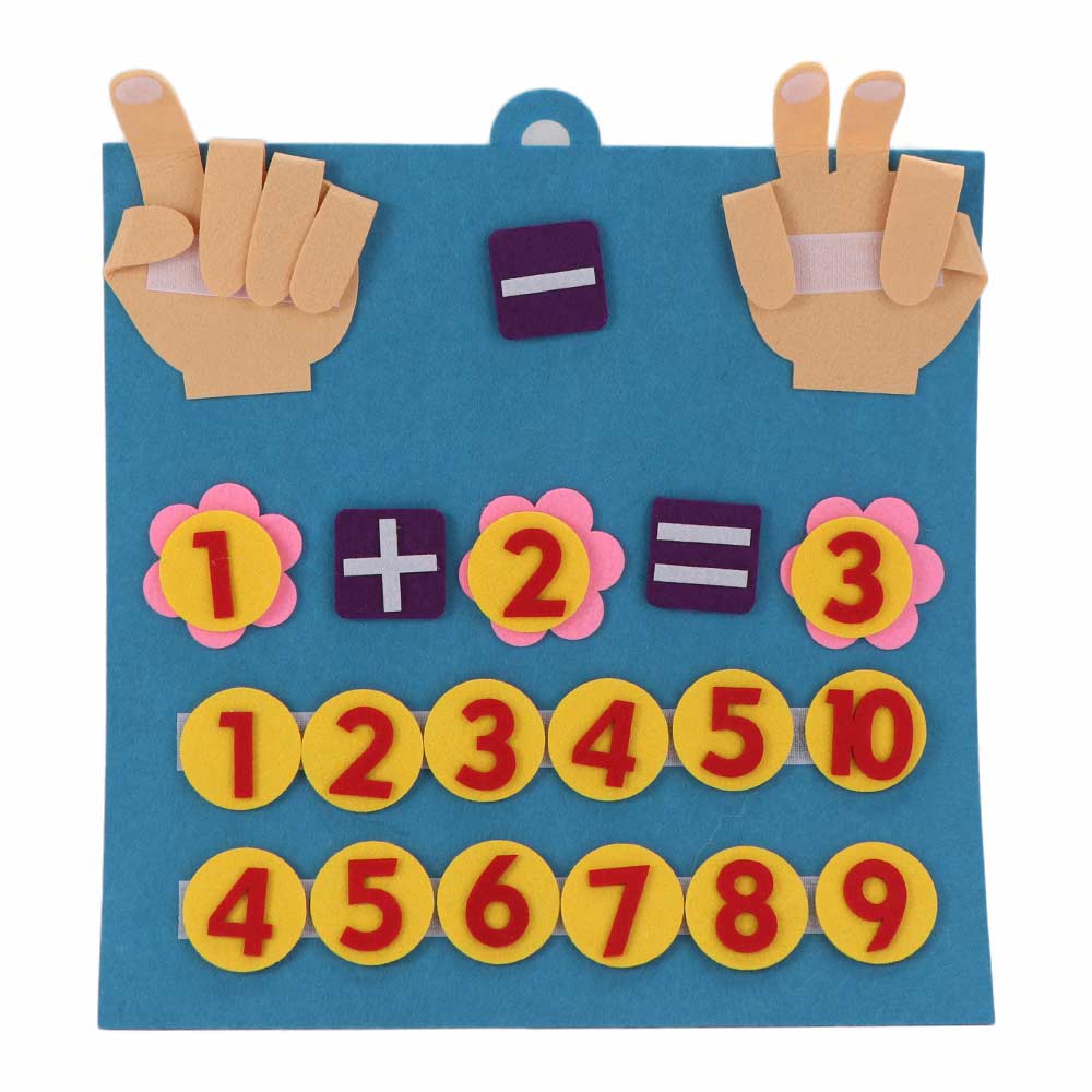 Supplies Felt Math Toy Montessori Toys Children Finger Numbers Toys Kids Early Educational Toy