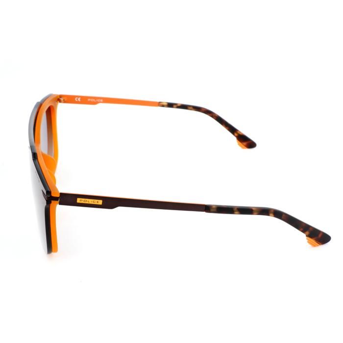Lunettes De Soleil - Police - PLD528-9UXM - Monture Gris/orange - Verres Marron Dégradé - Protection Catégorie 3