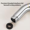 3pcs Sturdy Stainless Steel Materials Shower Head Adjustable Adapter for Handheld and Rainfalls Showers Daily Use