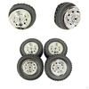 4x RC Wheels and Tires Set Replacement Part Lightweight Easy to Install Crawler Car for